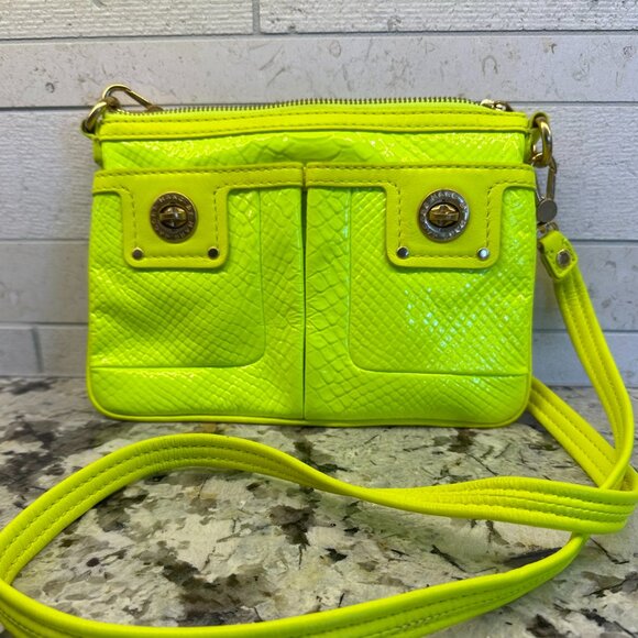 Marc by Marc Jacobs Turnlock Python Shine Percy CrossBody Bag - Picture 1 of 9
